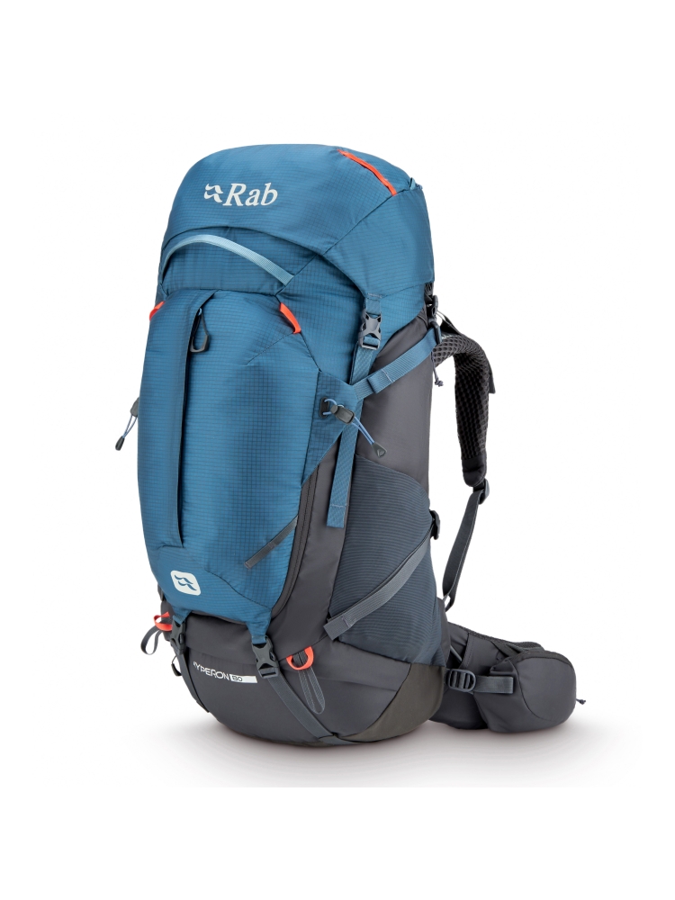 Rab Hyperon 80 Orion Blue/Anthracite QAP-82-ORA trekkingrugzakken online bestellen bij Kathmandu Outdoor & Travel