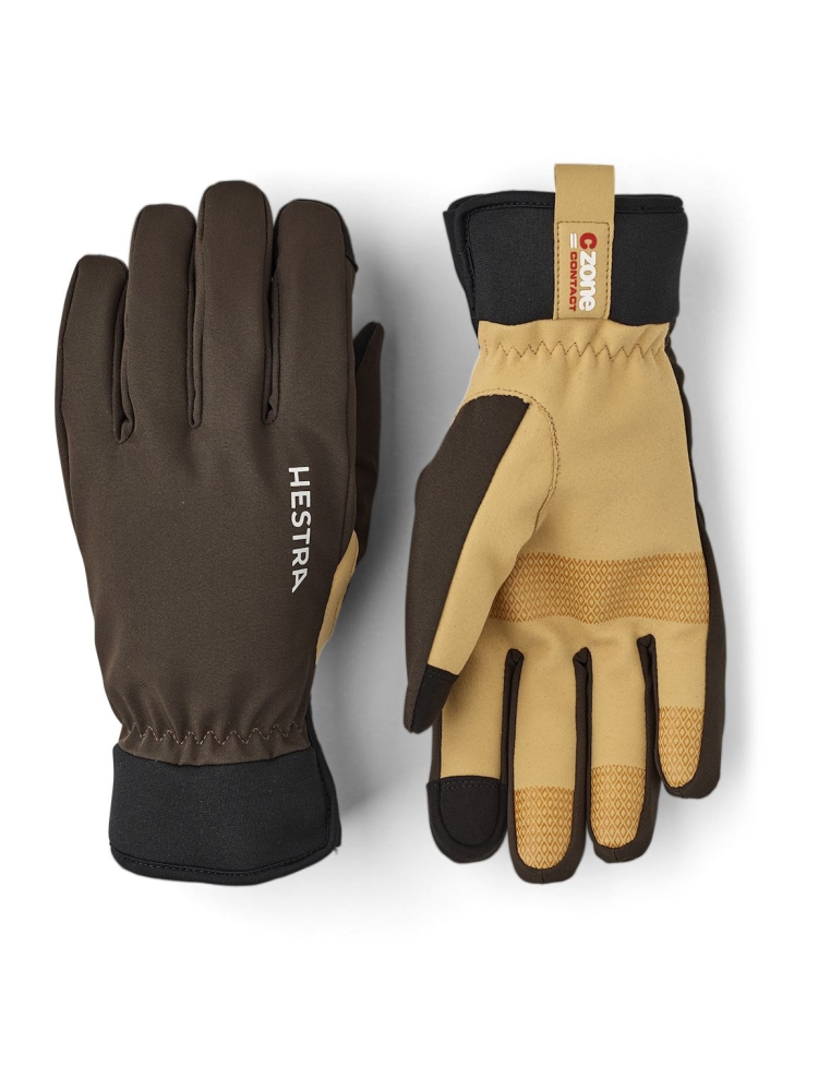 Hestra CZone Contact Glove - 5 finger Dark forest 32110-861 kleding accessoires online bestellen bij Kathmandu Outdoor & Travel