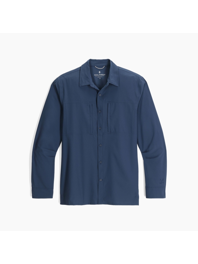 Royal Robbins Expedition III L/S Deep Blue Y12600138-722 shirts en tops online bestellen bij Kathmandu Outdoor & Travel
