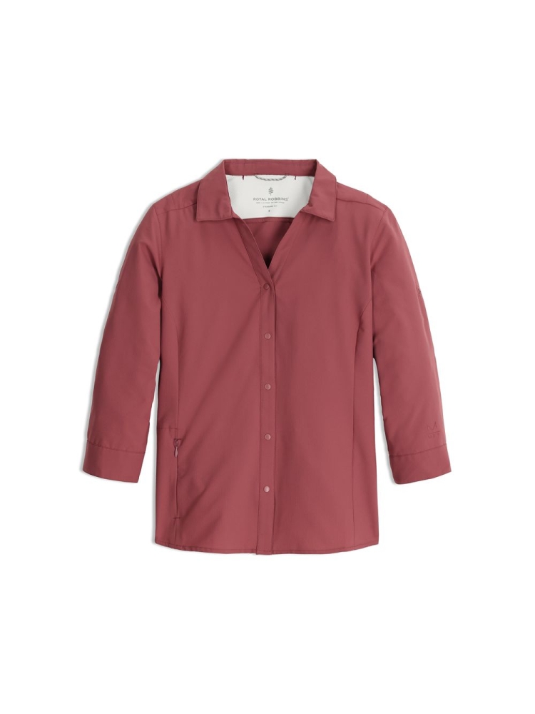 Royal Robbins Expedition Pro 3/4 Sleeve Women's Wild Rhubarb Y322039-602 shirts en tops online bestellen bij Kathmandu Outdoor & Travel