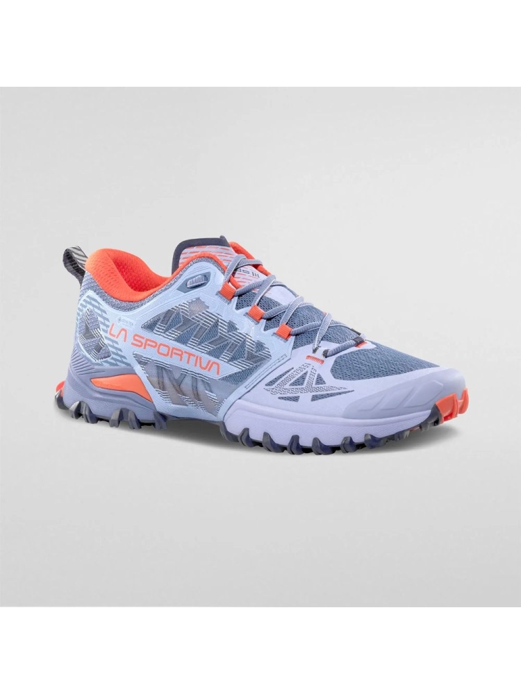 La Sportiva Bushido III Woman Gtx Stone-Blue/Moonlight 56Y645644 wandelschoenen dames online bestellen bij Kathmandu Outdoor & Travel