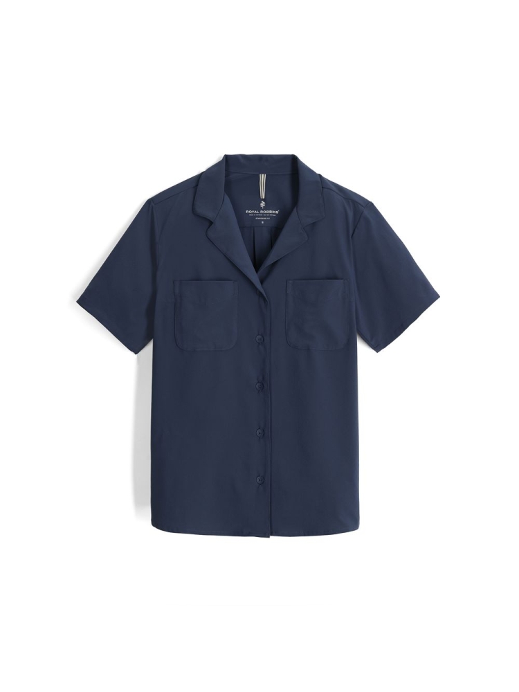 Royal Robbins Spotless Evolution Meadow S/S Women's Navy Y321009-728 shirts en tops online bestellen bij Kathmandu Outdoor & Travel