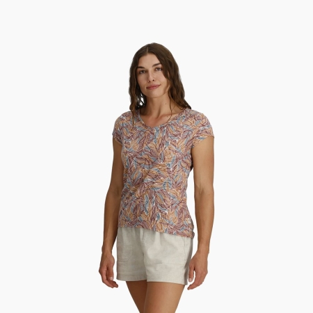 Royal Robbins  Featherweight Tee Women's Wild Rhubarb Presidio Pt 