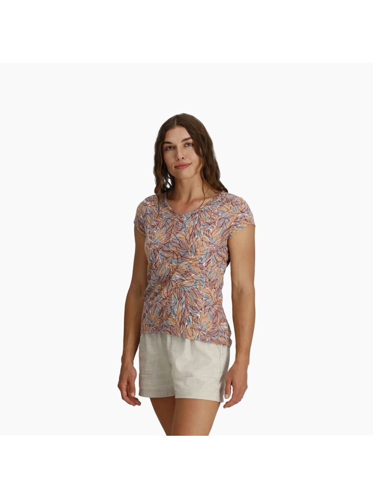 Royal Robbins Featherweight Tee Women's Wild Rhubarb Presidio Pt Y611013-691 shirts en tops online bestellen bij Kathmandu Outdoor & Travel