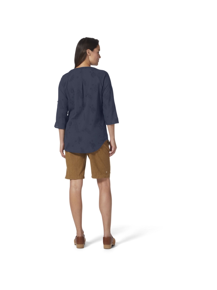 Royal Robbins Oasis Tunic II 3/4 Sleeve Women's Navy Y622019-728 shirts en tops online bestellen bij Kathmandu Outdoor & Travel