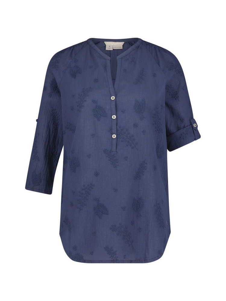 Royal Robbins Oasis Tunic II 3/4 Sleeve Women's Navy Y622019-728 shirts en tops online bestellen bij Kathmandu Outdoor & Travel