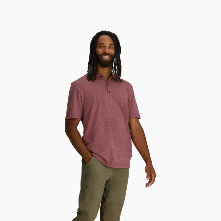 Royal Robbins  Vacationer Polo Wild Rhubarb Str 