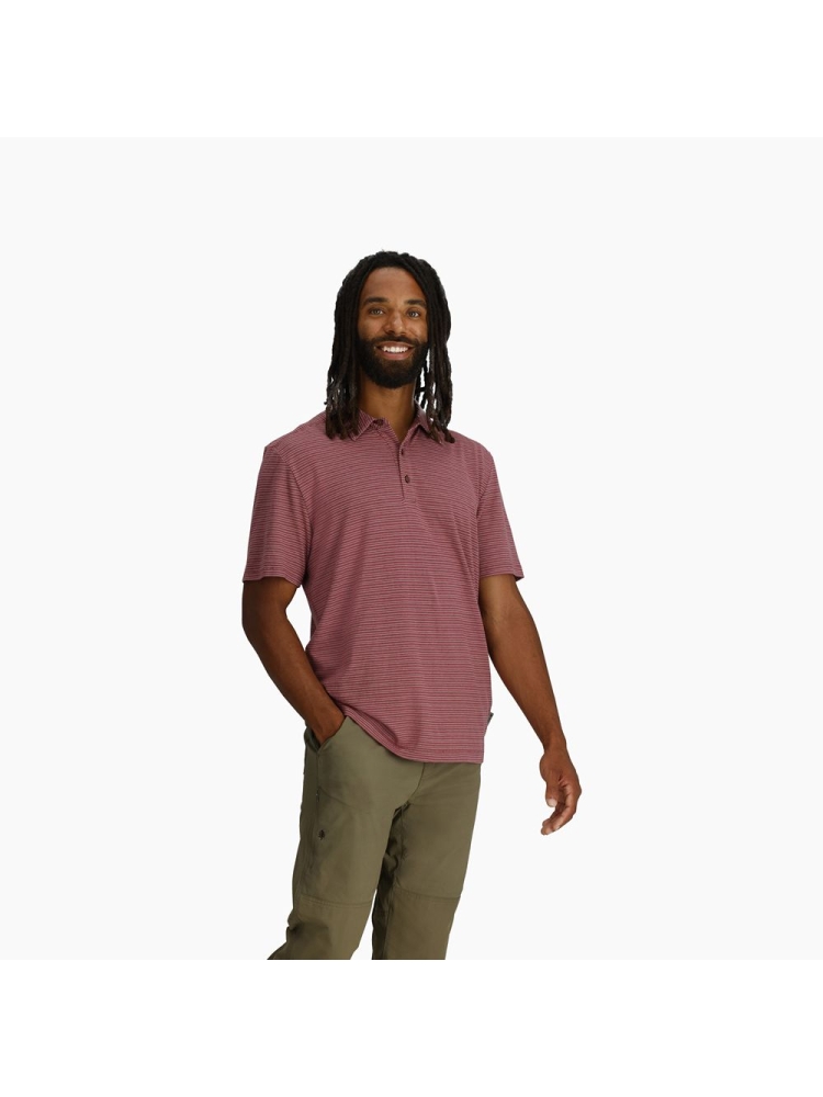 Royal Robbins Vacationer Polo Wild Rhubarb Str Y711030-641 shirts en tops online bestellen bij Kathmandu Outdoor & Travel