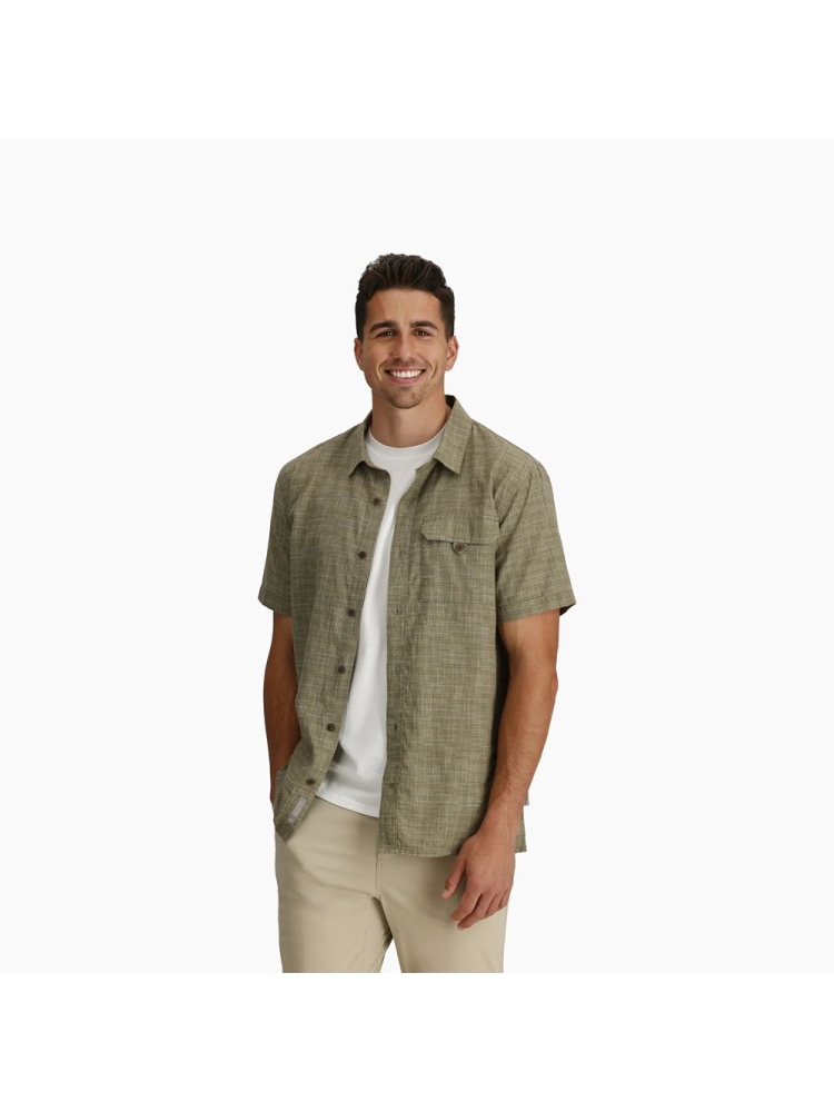 Royal Robbins Hempline Spaced S/S Fiddlehead Y721021-255 shirts en tops online bestellen bij Kathmandu Outdoor & Travel