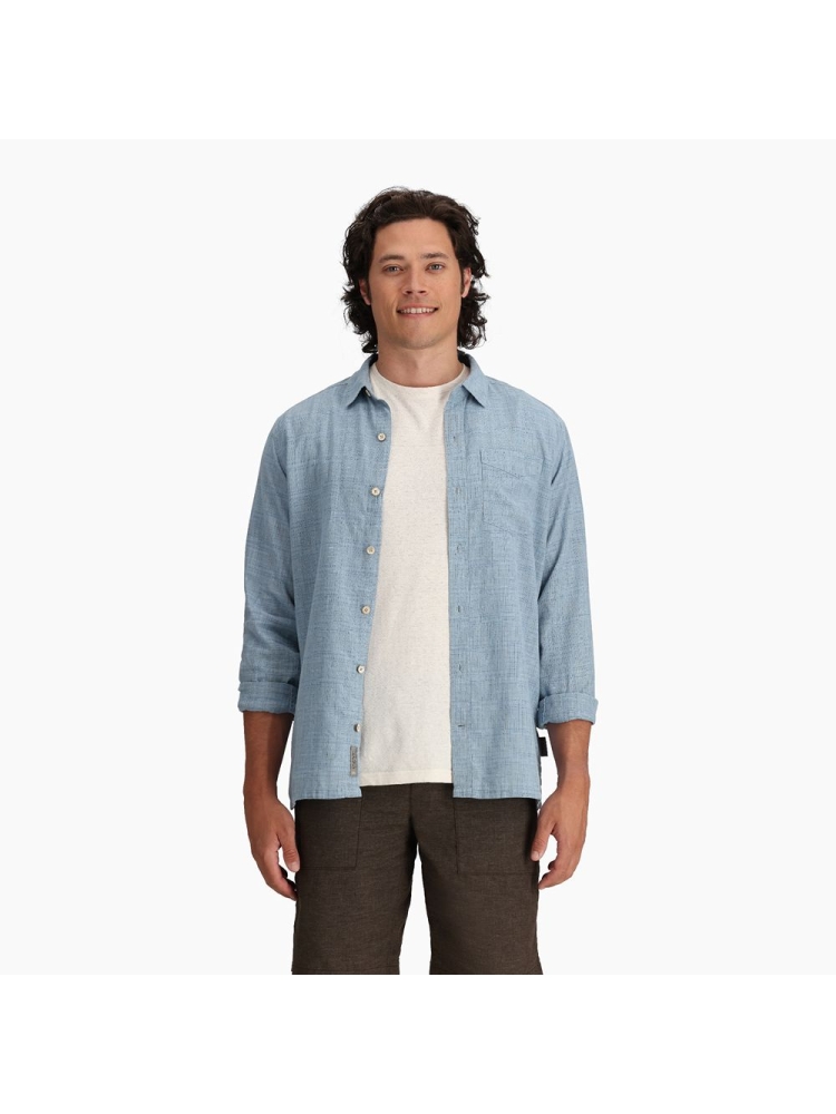 Royal Robbins Hempline Spaced L/S Mountain Spring Y722035-497 shirts en tops online bestellen bij Kathmandu Outdoor & Travel