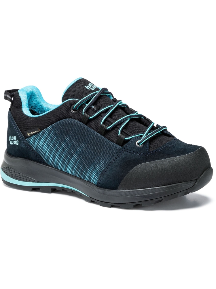Hanwag Klarsby Low Bunion Lady GTX Navy/Sky H202101-7518 wandelschoenen dames online bestellen bij Kathmandu Outdoor & Travel