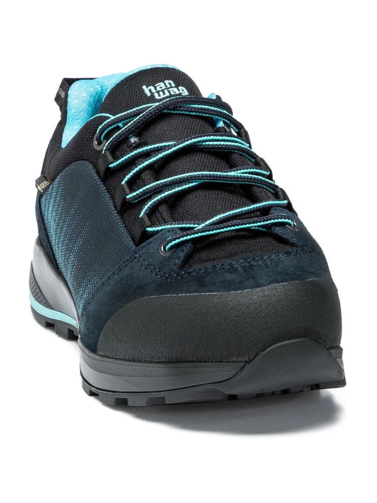 Hanwag Klarsby Low Bunion Lady GTX Navy/Sky H202101-7518 wandelschoenen dames online bestellen bij Kathmandu Outdoor & Travel
