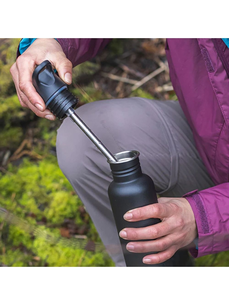 Klean Kanteen Drinkfles Classic met flip/sportdop, 800ml Black 1011193 drinkflessen en thermosflessen online bestellen bij Kathmandu Outdoor & Travel