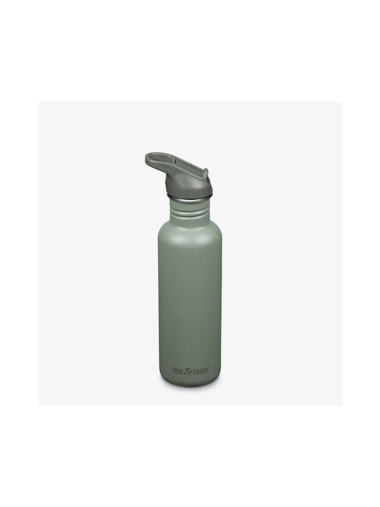 Klean Kanteen Drinkfles Classic met flip/sportdop, 800ml Sea Spray 1011196 drinkflessen en thermosflessen online bestellen bij Kathmandu Outdoor & Travel
