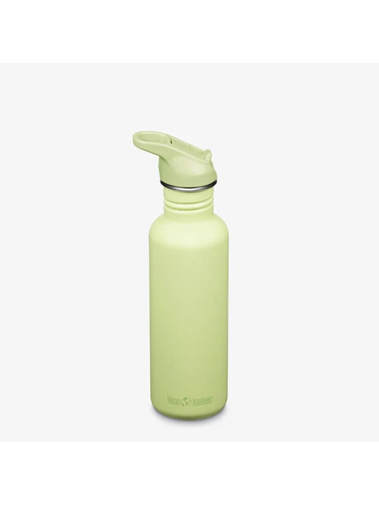 Klean Kanteen Drinkfles Classic met flip/sportdop, 800ml Shadow Lime 1011199 drinkflessen en thermosflessen online bestellen bij Kathmandu Outdoor & Travel