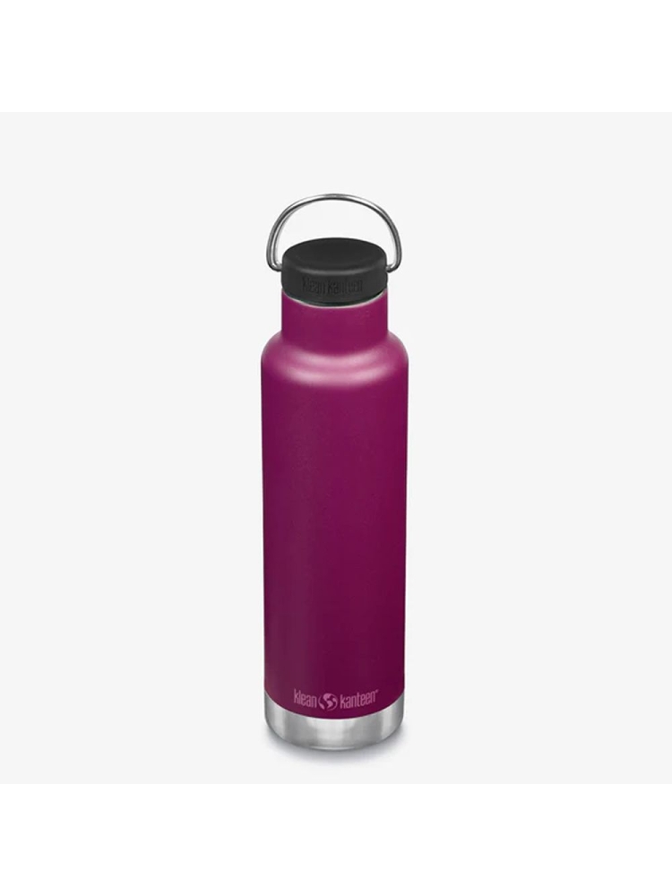 Klean Kanteen Isolatiefles Classic met ringdop, 592ml   Purple Potion 1010576 drinkflessen en thermosflessen online bestellen bij Kathmandu Outdoor & Travel