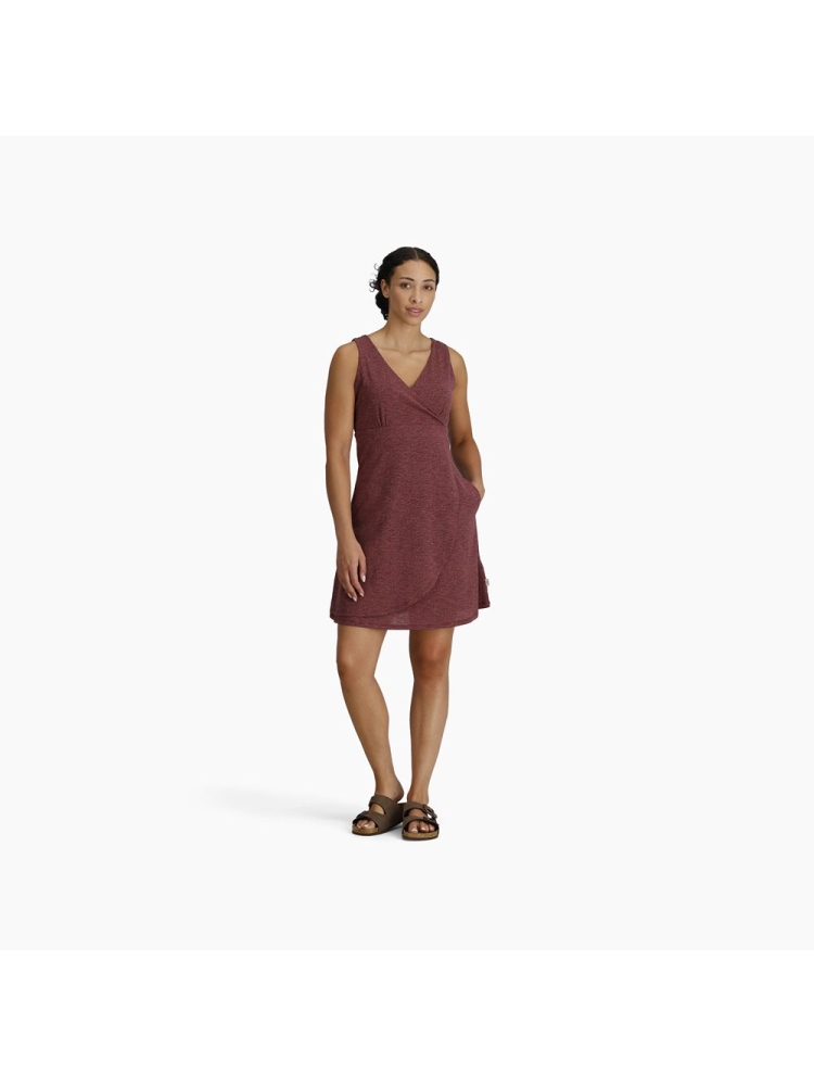Royal Robbins Featherweight Knit Dress Wild Rhubarb Nisene Pt Y616007S-655 jurken en rokken online bestellen bij Kathmandu Outdoor & Travel