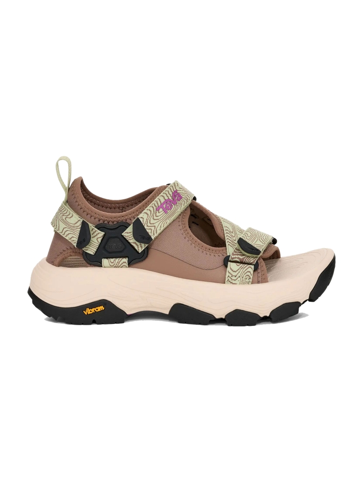 Teva Grandview Max Sandal Women's Caribou/ Seedling 1166230-CDLN sandalen online bestellen bij Kathmandu Outdoor & Travel