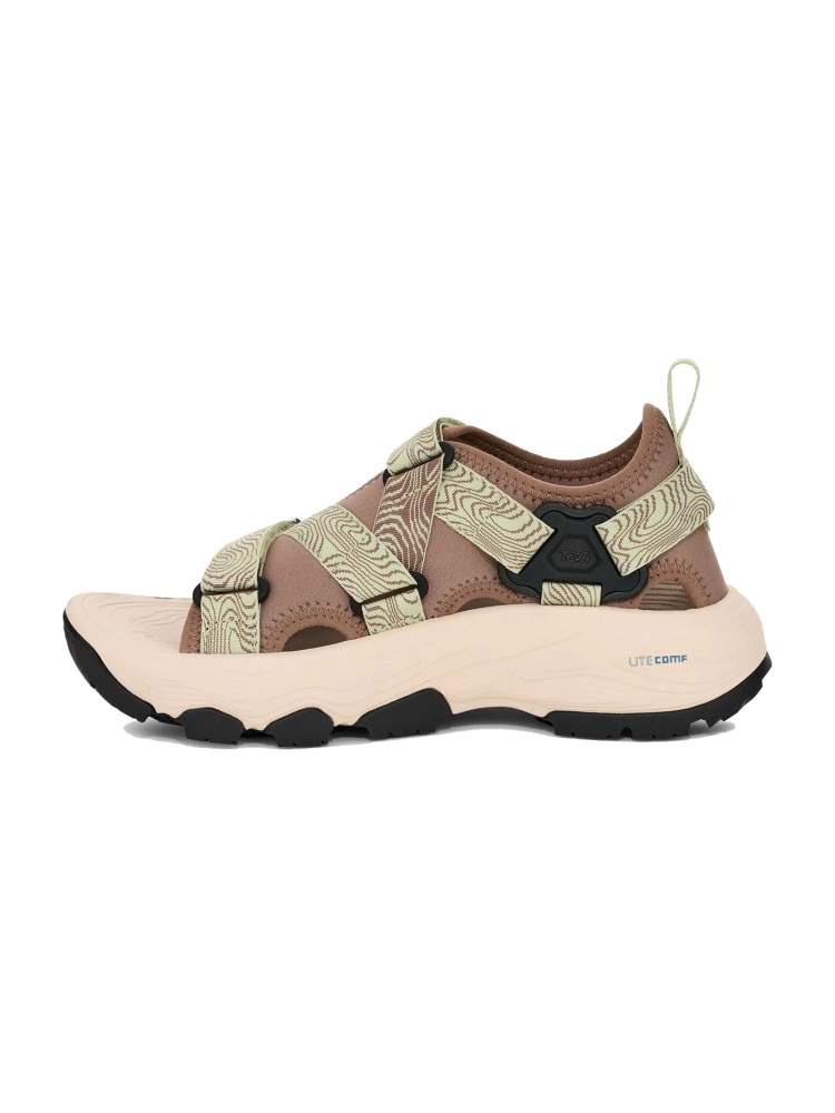 Teva Grandview Max Sandal Women's Caribou/ Seedling 1166230-CDLN sandalen online bestellen bij Kathmandu Outdoor & Travel