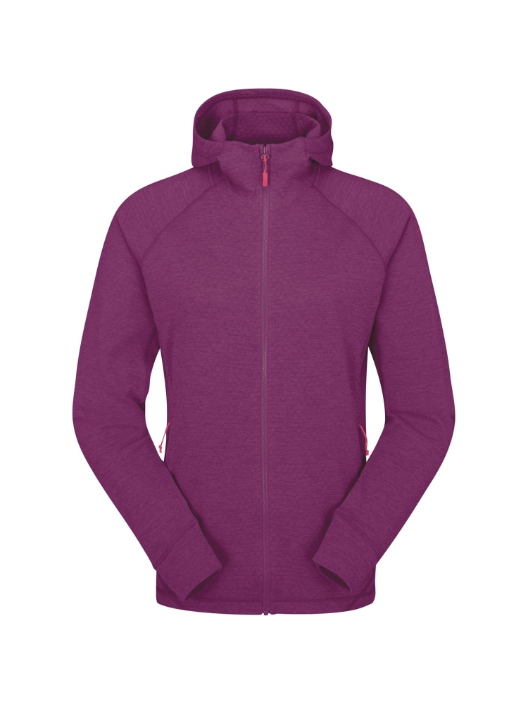 Rab Nexus Hoody Women's Mulberry QFF-71-MUL fleeces en truien online bestellen bij Kathmandu Outdoor & Travel