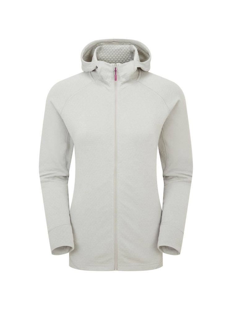 Rab Nexus Hoody Women's Light Zinc QFF-71-LZN fleeces en truien online bestellen bij Kathmandu Outdoor & Travel