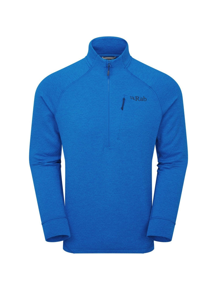 Rab Nexus Pull-On Maya Blue QFF-74-MYB fleeces en truien online bestellen bij Kathmandu Outdoor & Travel