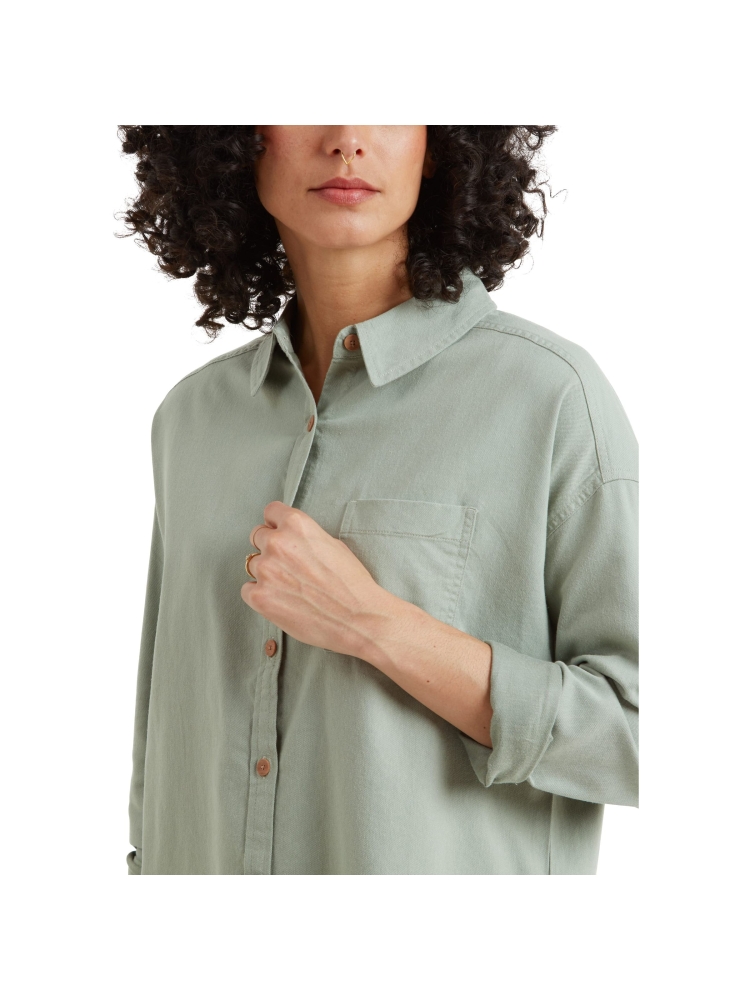 Sherpa Adventure Gear Palmo L/S Shirt Women's Celery SW22037-830 shirts en tops online bestellen bij Kathmandu Outdoor & Travel