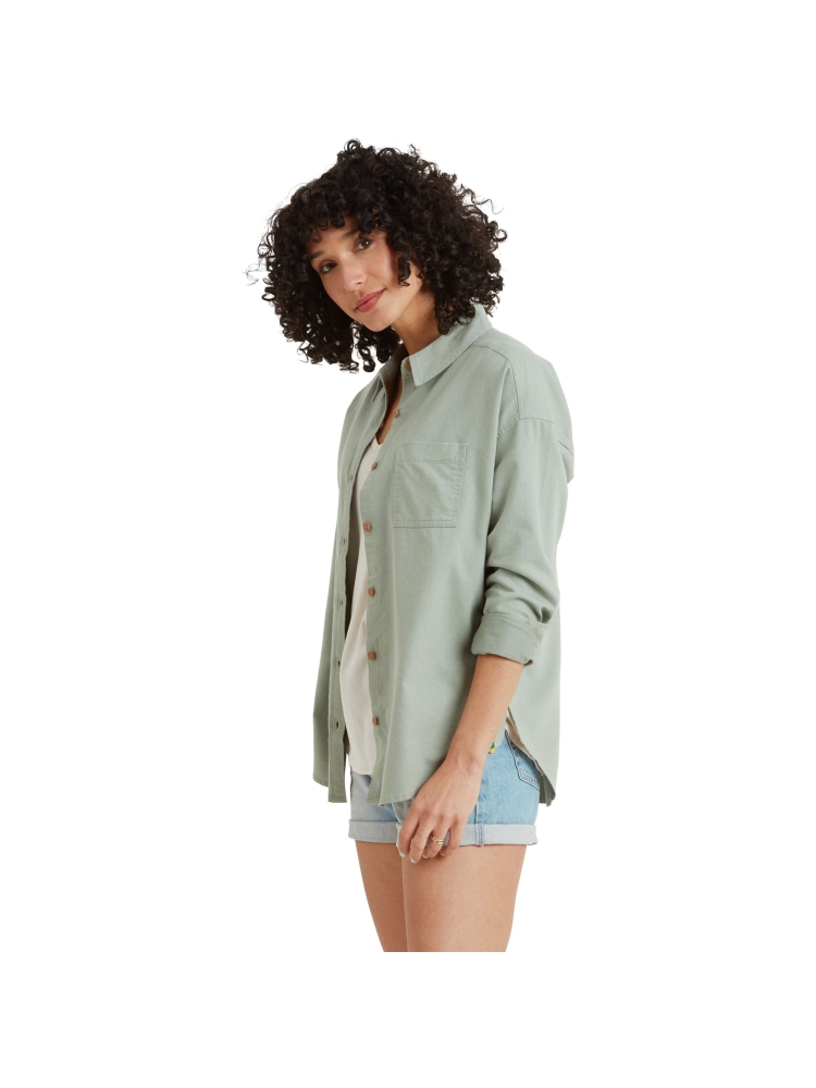Sherpa Adventure Gear Palmo L/S Shirt Women's Celery SW22037-830 shirts en tops online bestellen bij Kathmandu Outdoor & Travel