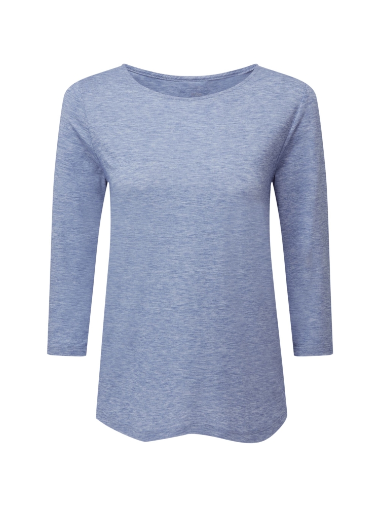 Sherpa Adventure Gear Asha 3/4 Sleeve Top Women's Seaport Blue SW3105-738 shirts en tops online bestellen bij Kathmandu Outdoor & Travel