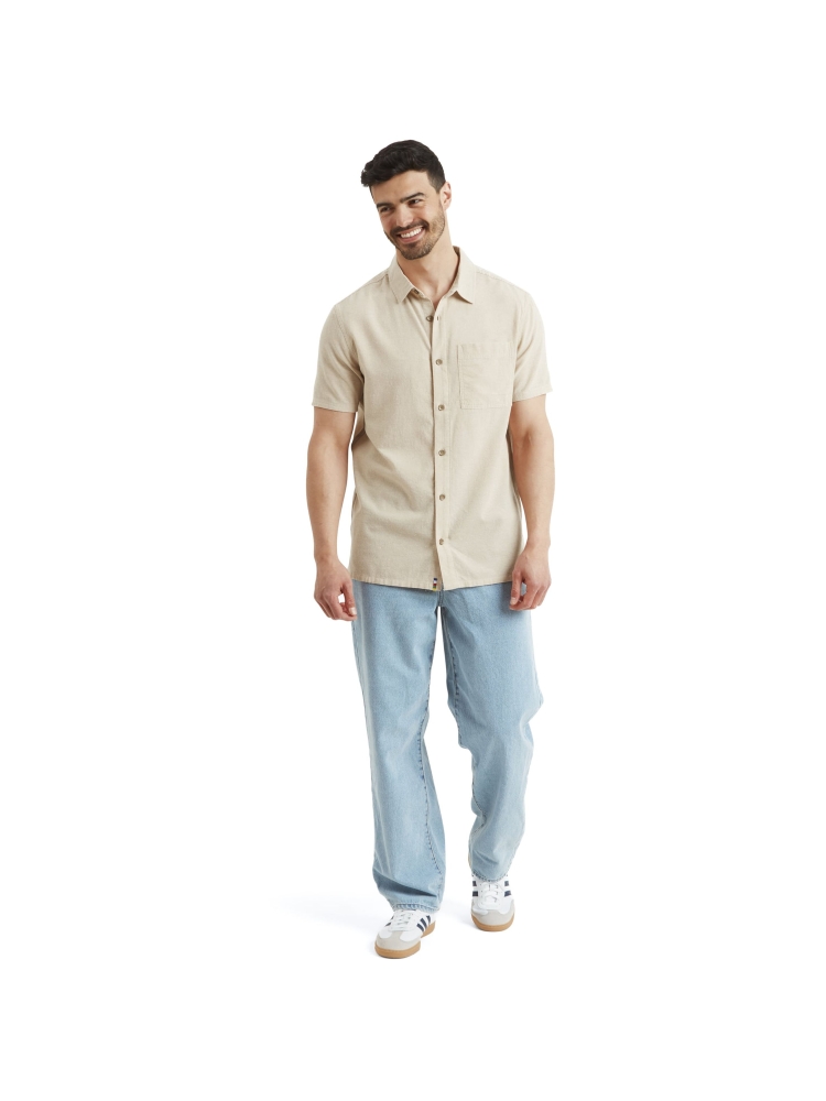 Sherpa Adventure Gear Daha SS Shirt Bardiya Sand SM11052-118 shirts en tops online bestellen bij Kathmandu Outdoor & Travel