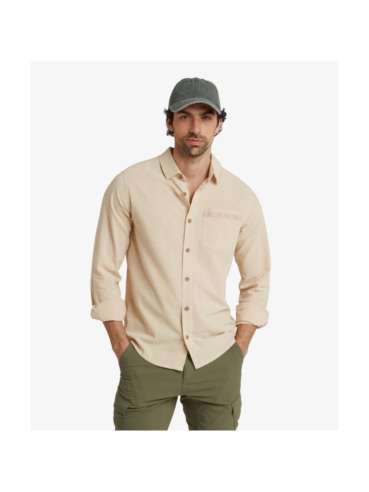Sherpa Adventure Gear Daha LS Shirt Bardiya Sand SM12042-118 shirts en tops online bestellen bij Kathmandu Outdoor & Travel