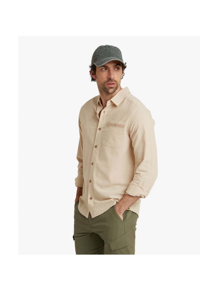 Sherpa Adventure Gear Daha LS Shirt Bardiya Sand SM12042-118 shirts en tops online bestellen bij Kathmandu Outdoor & Travel