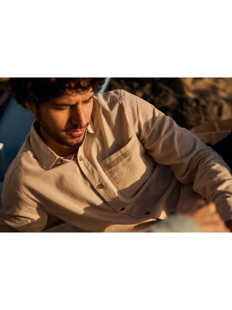 Sherpa Adventure Gear Daha LS Shirt Bardiya Sand SM12042-118 shirts en tops online bestellen bij Kathmandu Outdoor & Travel