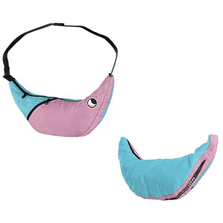 Ticket to the Moon Upcycled Sling Bag Sky Blue / Frosty Grey Ticket to the Moon Upcycled Sling Bag Sky Blue / Frosty Grey