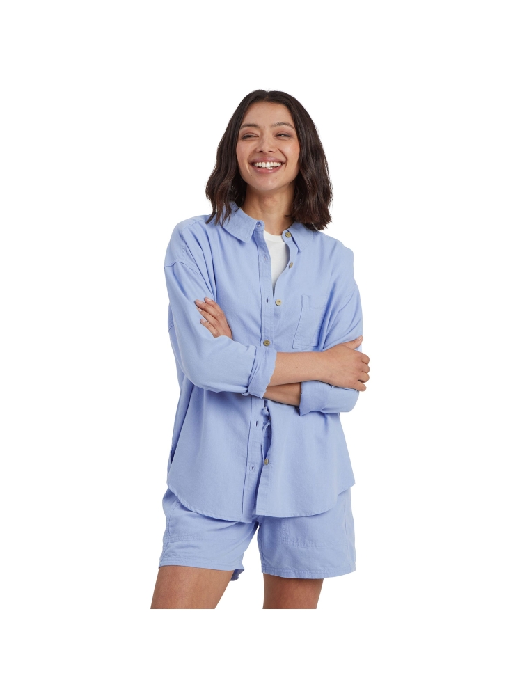 Sherpa Adventure Gear Palmo L/S Shirt Women's Sky SW22037-731 shirts en tops online bestellen bij Kathmandu Outdoor & Travel