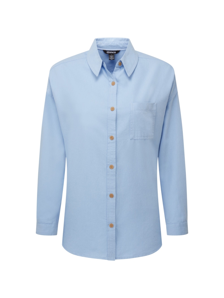 Sherpa Adventure Gear Palmo L/S Shirt Women's Sky SW22037-731 shirts en tops online bestellen bij Kathmandu Outdoor & Travel