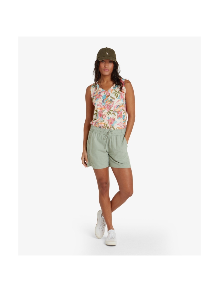 Sherpa Adventure Gear Neha V-Neck Tank Women's Rosie Peacock SW20013-458 shirts en tops online bestellen bij Kathmandu Outdoor & Travel