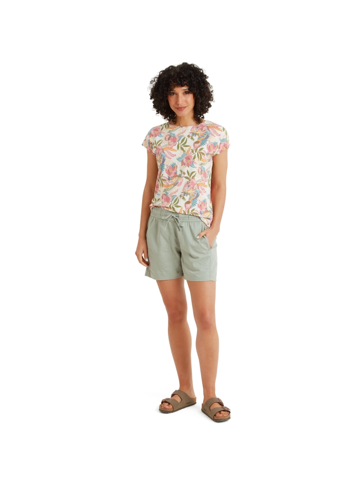 Sherpa Adventure Gear Neha Tee Women's Rosie Peacock SW21016-458 shirts en tops online bestellen bij Kathmandu Outdoor & Travel