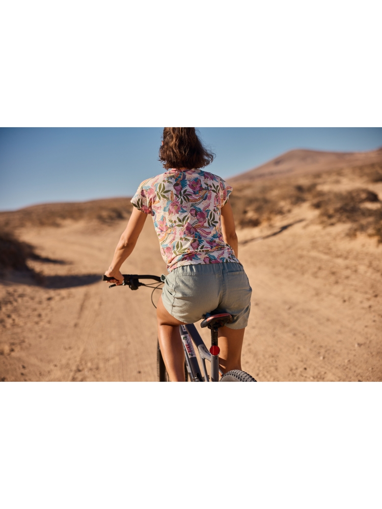 Sherpa Adventure Gear Neha Tee Women's Rosie Peacock SW21016-458 shirts en tops online bestellen bij Kathmandu Outdoor & Travel