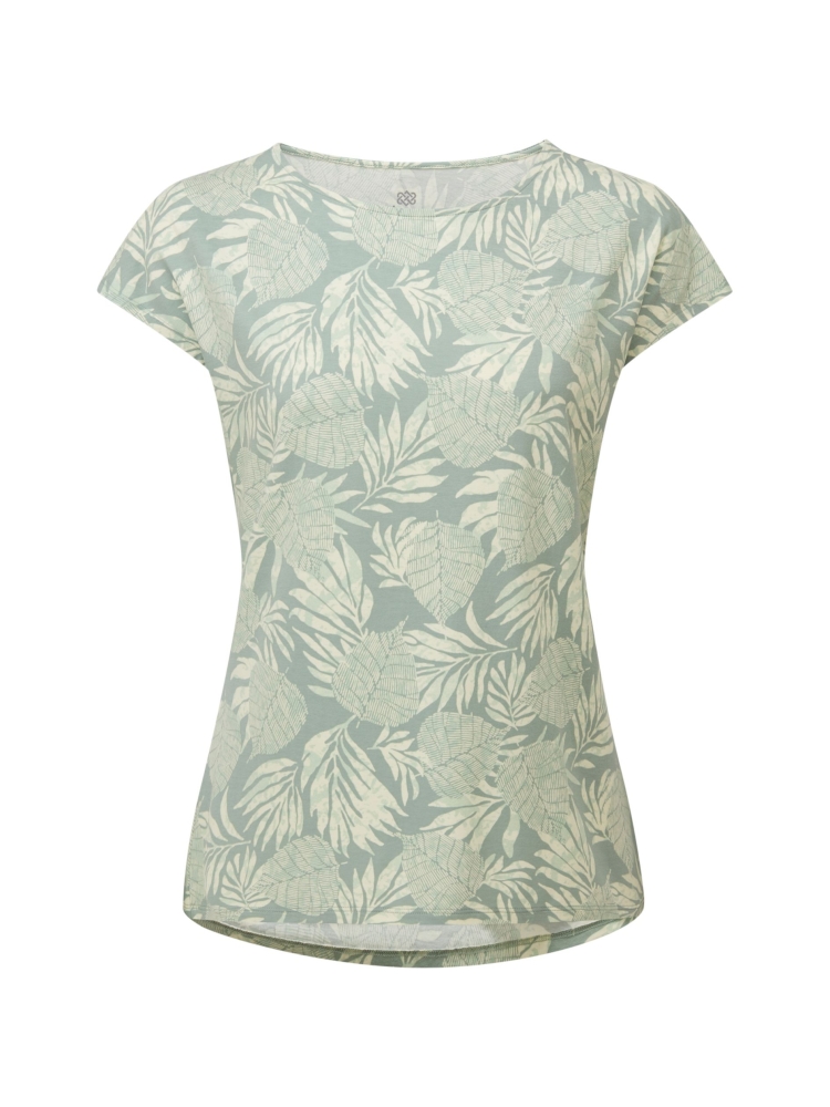 Sherpa Adventure Gear Neha Tee Women's Celery Bhodi Leaf SW21016-897 shirts en tops online bestellen bij Kathmandu Outdoor & Travel