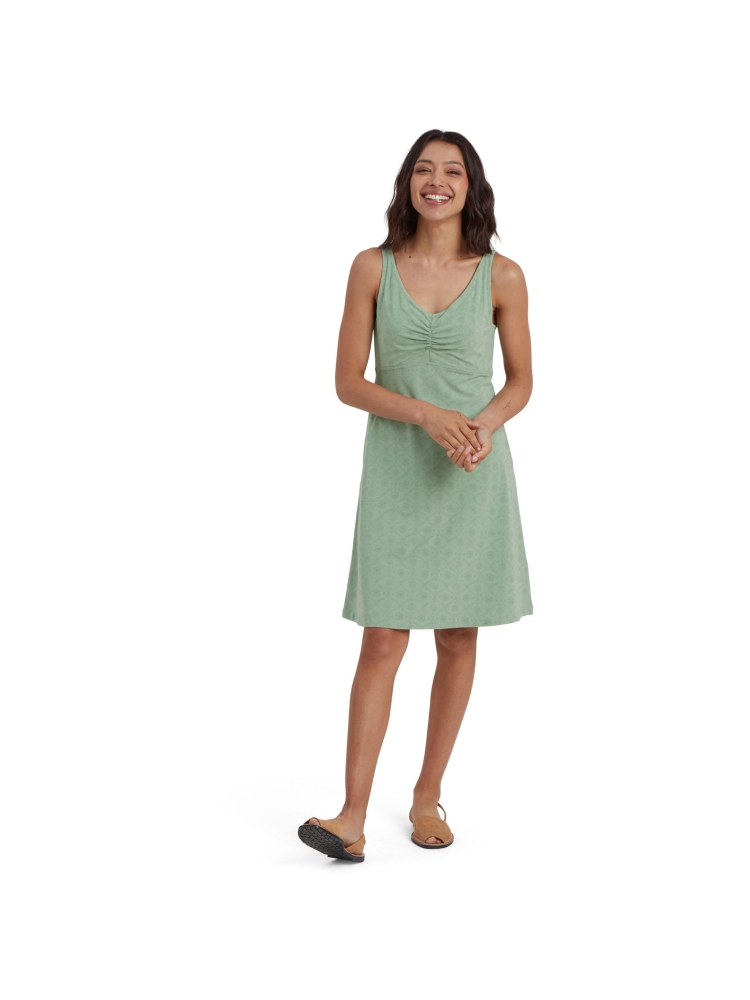 Sherpa Adventure Gear Neha Empire Dress Women's Celery Sublime SW24054-888 jurken en rokken online bestellen bij Kathmandu Outdoor & Travel
