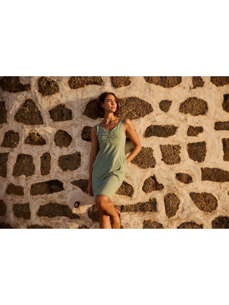 Sherpa Adventure Gear Neha Empire Dress Women's Celery Sublime SW24054-888 jurken en rokken online bestellen bij Kathmandu Outdoor & Travel