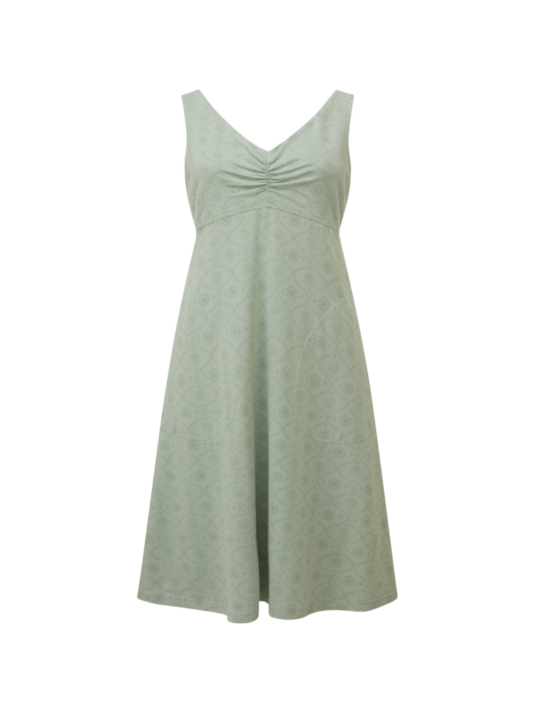 Sherpa Adventure Gear Neha Empire Dress Women's Celery Sublime SW24054-888 jurken en rokken online bestellen bij Kathmandu Outdoor & Travel
