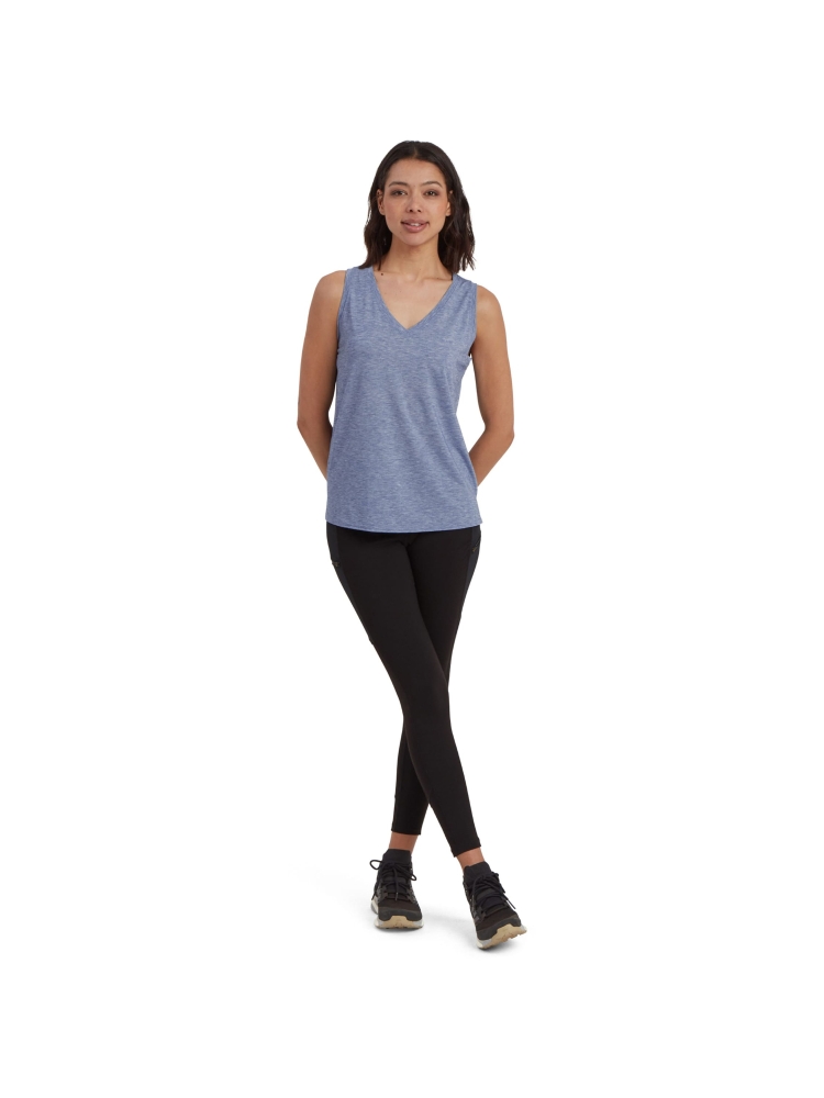 Sherpa Adventure Gear Asha V-Neck Tank Women's Seaport Blue SW20022-738 shirts en tops online bestellen bij Kathmandu Outdoor & Travel