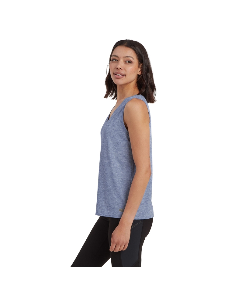 Sherpa Adventure Gear Asha V-Neck Tank Women's Seaport Blue SW20022-738 shirts en tops online bestellen bij Kathmandu Outdoor & Travel