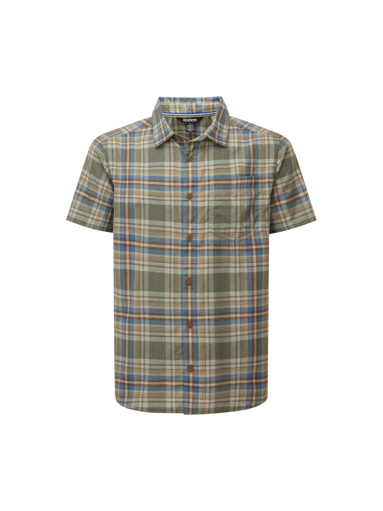 Sherpa Adventure Gear Rudra SS Shirt Dark Thyme SM11061-810 shirts en tops online bestellen bij Kathmandu Outdoor & Travel