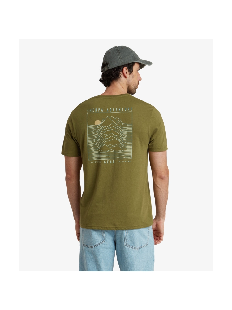 Sherpa Adventure Gear Bali Terrain Tee Moss SM11069-831 shirts en tops online bestellen bij Kathmandu Outdoor & Travel