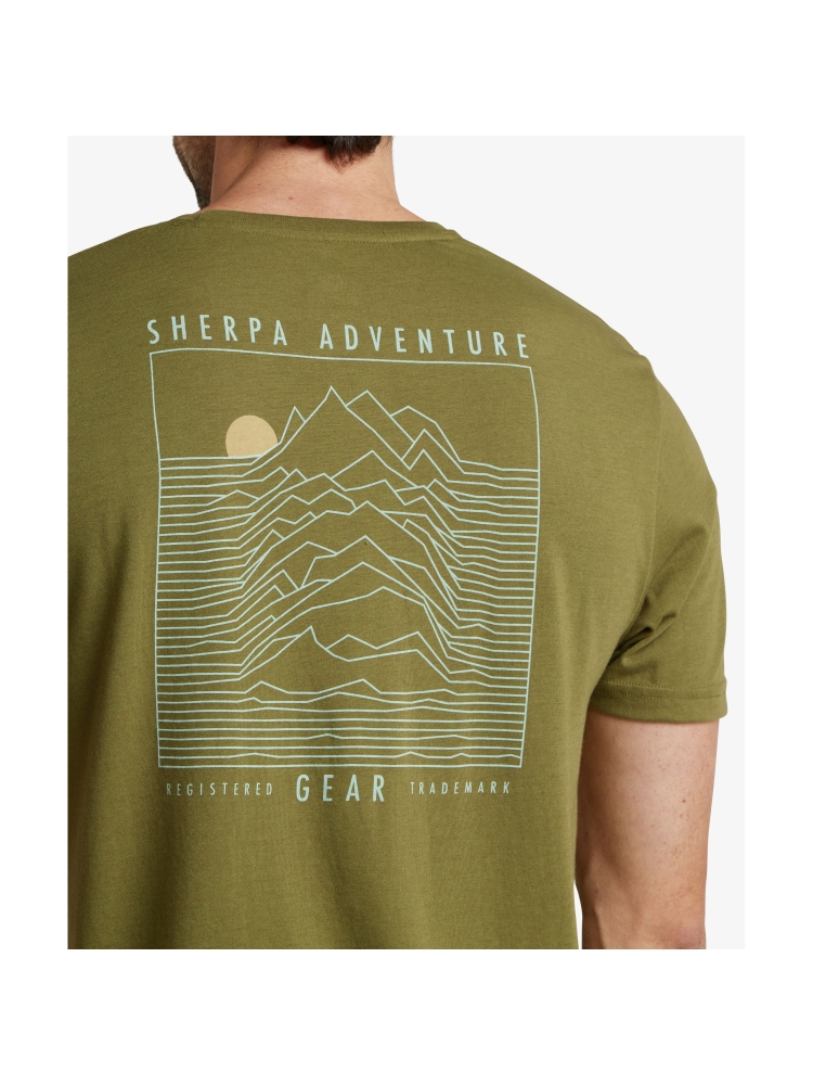 Sherpa Adventure Gear Bali Terrain Tee Moss SM11069-831 shirts en tops online bestellen bij Kathmandu Outdoor & Travel