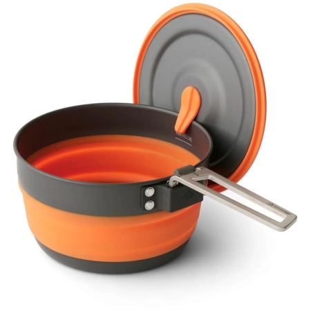 Sea to Summit Frontier UL Collapsible Pot - 1L Puffin's Bill Orange Sea to Summit Frontier UL Collapsible Pot - 1L Puffin's Bill Orange