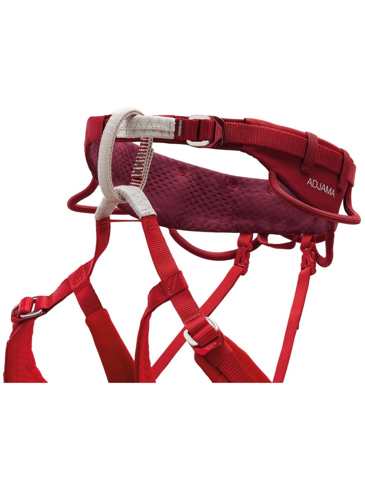 Petzl Adjama S Dark Red C022CA00 klimgordels online bestellen bij Kathmandu Outdoor & Travel